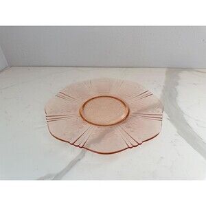Vintage Pink Depression Glass Platter American Sweetheart by MacBeth Evans Glass